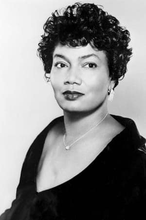 Černobílý portrét Pearl Bailey